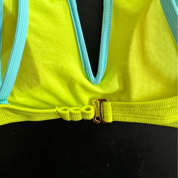 NWT, neon yellow top - Picture 3 of 4